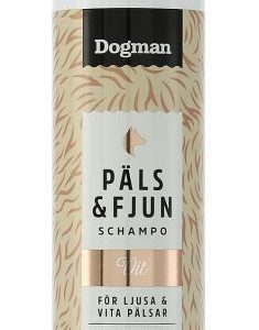 Shampoo til lys pels 250 ml.