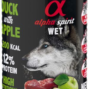 AlphaSpirit Duck with green apple 400 g