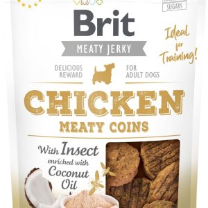 Jerky Chicken with Insect Meaty Coins